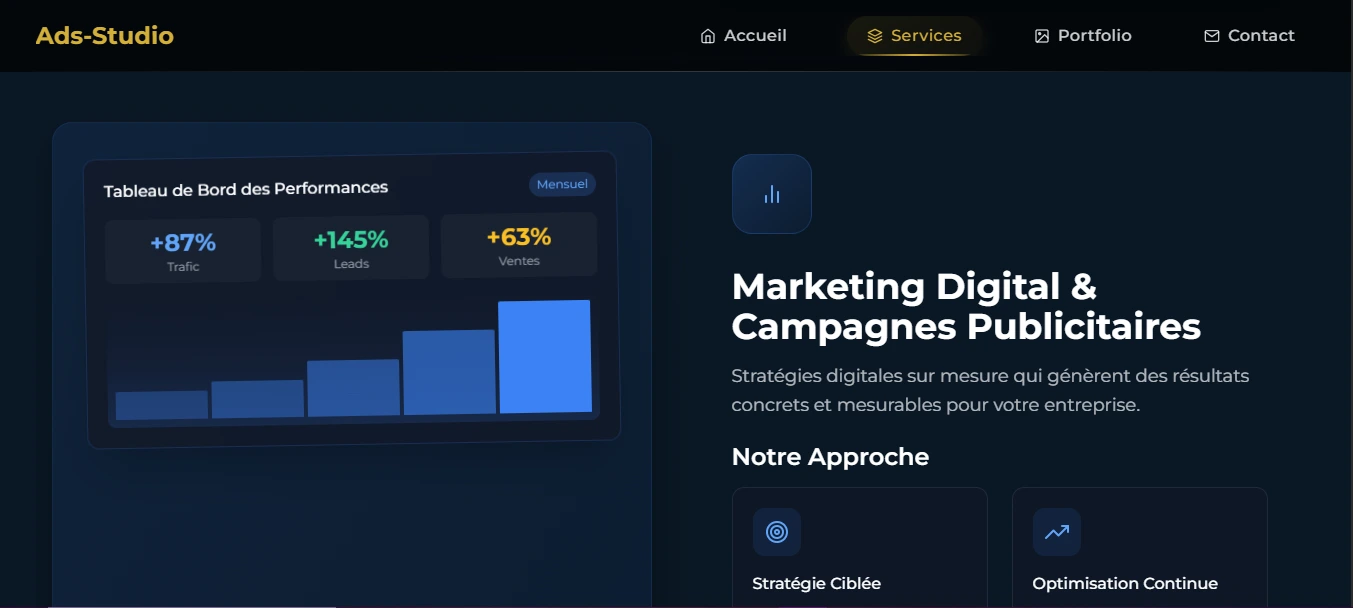 Advertising Agency Website